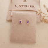 Aretes Athena - Colección Acero